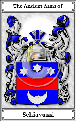 Schiavuzzi Family Crest Download (JPG)  Book Plated - 150 DPI
