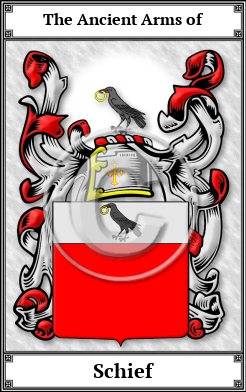 Schief Family Crest Download (JPG)  Book Plated - 150 DPI
