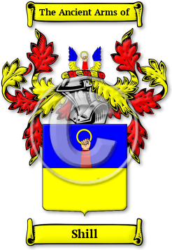 Shill Family Crest Download (jpg) Legacy Series - 150 DPI