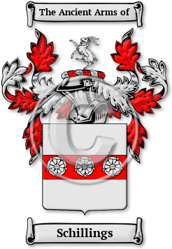 Schillings Family Crest Download (jpg) Legacy Series - 150 DPI