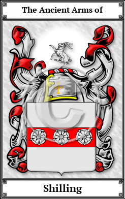 Shilling Family Crest Download (JPG) Book Plated - 600 DPI