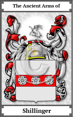 Shillinger Family Crest Download (JPG) Book Plated - 600 DPI