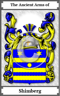 Shimberg Family Crest Download (JPG)  Book Plated - 150 DPI