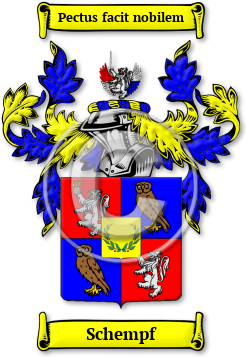 Schempf Family Crest Download (jpg) Legacy Series - 150 DPI