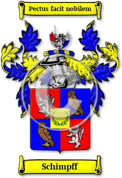 Schimpff Family Crest Download (jpg) Legacy Series - 150 DPI