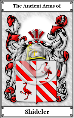 Shideler Family Crest Download (JPG)  Book Plated - 150 DPI