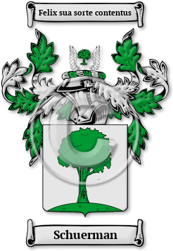 Schuerman Family Crest Download (jpg) Legacy Series - 150 DPI