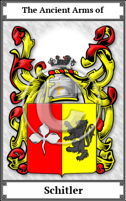 Schitler Family Crest Download (JPG)  Book Plated - 150 DPI