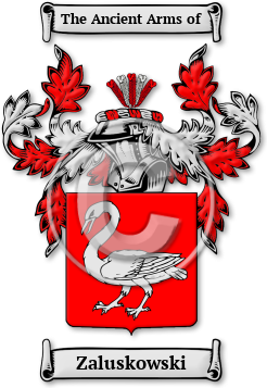 Zaluskowski Family Crest Download (jpg) Legacy Series - 150 DPI