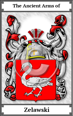 Zelawski Family Crest Download (JPG)  Book Plated - 150 DPI