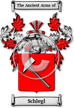 Schlegl Family Crest Download (jpg) Legacy Series - 150 DPI