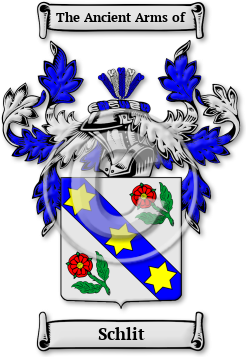 Schlit Family Crest Download (JPG) Legacy Series - 600 DPI