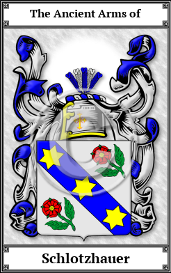 Schlotzhauer Family Crest Download (JPG)  Book Plated - 150 DPI
