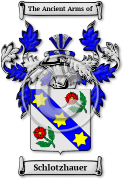 Schlotzhauer Family Crest Download (jpg) Legacy Series - 150 DPI
