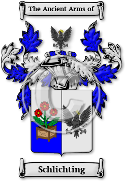 Schlichting Family Crest Download (JPG) Legacy Series - 600 DPI