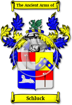 Schluck Family Crest Download (jpg) Legacy Series - 150 DPI