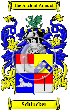 Schlucker Family Crest/Coat of Arms