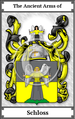 Schloss Family Crest Download (JPG)  Book Plated - 150 DPI