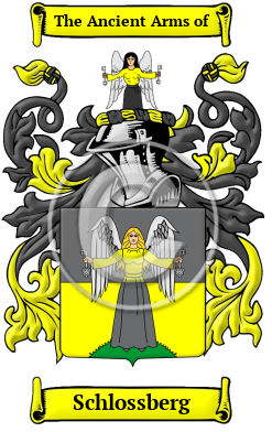 Schlossberg Family Crest Download (JPG) Heritage Series - 300 DPI
