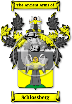 Schlossberg Family Crest Download (jpg) Legacy Series - 150 DPI
