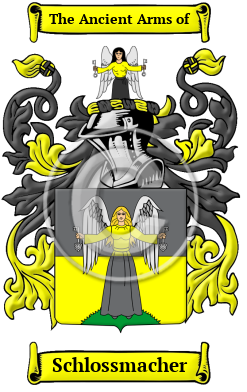 Schlossmacher Family Crest/Coat of Arms