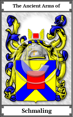 Schmaling Family Crest Download (JPG)  Book Plated - 150 DPI