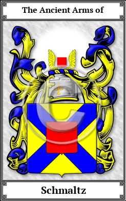 Schmaltz Family Crest Download (JPG)  Book Plated - 150 DPI