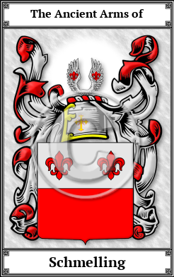 Schmelling Family Crest Download (JPG)  Book Plated - 150 DPI