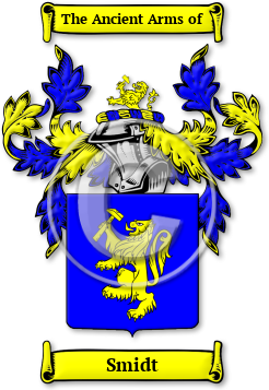 Smidt Family Crest Download (jpg) Legacy Series - 150 DPI