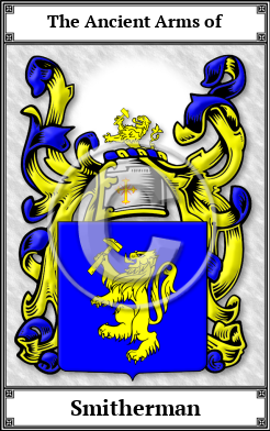 Smitherman Family Crest Download (JPG)  Book Plated - 150 DPI