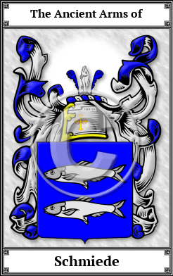 Schmiede Family Crest Download (JPG)  Book Plated - 150 DPI