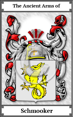 Schmooker Family Crest Download (JPG) Book Plated - 600 DPI