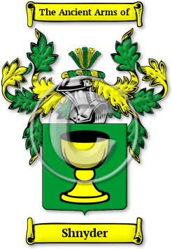 Shnyder Family Crest Download (jpg) Legacy Series - 150 DPI