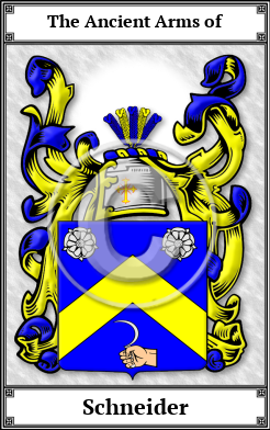 Schneider Family Crest Download (JPG) Book Plated - 600 DPI