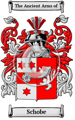 Schobe Family Crest Download (JPG) Heritage Series - 600 DPI
