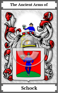 Schock Family Crest Download (JPG)  Book Plated - 150 DPI