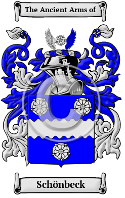 Schönbeck Family Crest Download (JPG) Heritage Series - 300 DPI