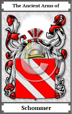 Schommer Family Crest Download (JPG)  Book Plated - 150 DPI