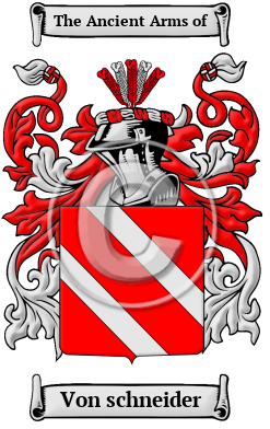 Von schneider Family Crest/Coat of Arms