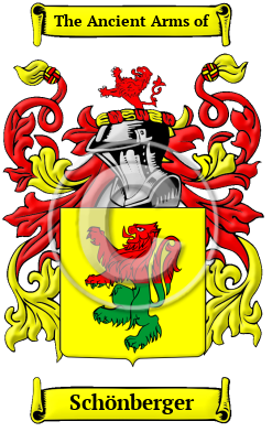 Schönberger Family Crest Download (JPG) Heritage Series - 300 DPI