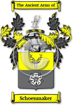 Schoenmaker Family Crest Download (jpg) Legacy Series - 150 DPI