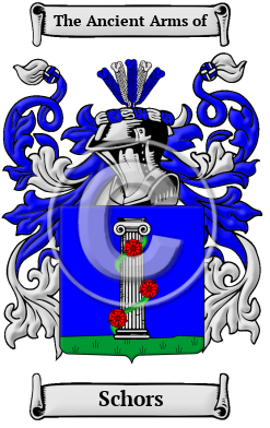 Schors Family Crest Download (JPG) Heritage Series - 600 DPI