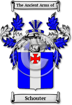 Schouter Family Crest Download (jpg) Legacy Series - 150 DPI