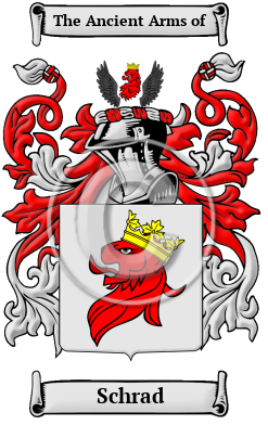 Schrad Family Crest Download (JPG) Heritage Series - 600 DPI