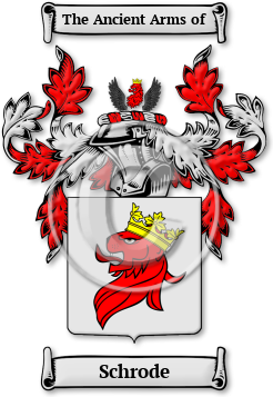 Schrode Family Crest Download (jpg) Legacy Series - 150 DPI