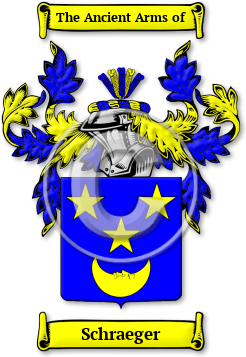 Schraeger Family Crest Download (jpg) Legacy Series - 150 DPI