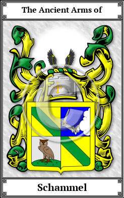 Schammel Family Crest Download (JPG) Book Plated - 600 DPI