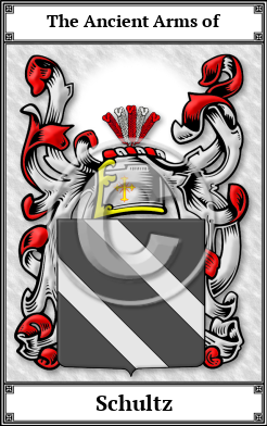 Schultz Family Crest Download (JPG)  Book Plated - 150 DPI