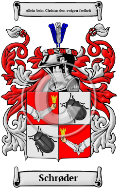 Schrøder Family Crest/Coat of Arms