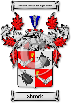 Shrock Family Crest Download (JPG) Legacy Series - 600 DPI